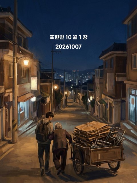 수업자료 자동 생성 화면
